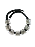 The Silver in Motion Oxidised Necklace