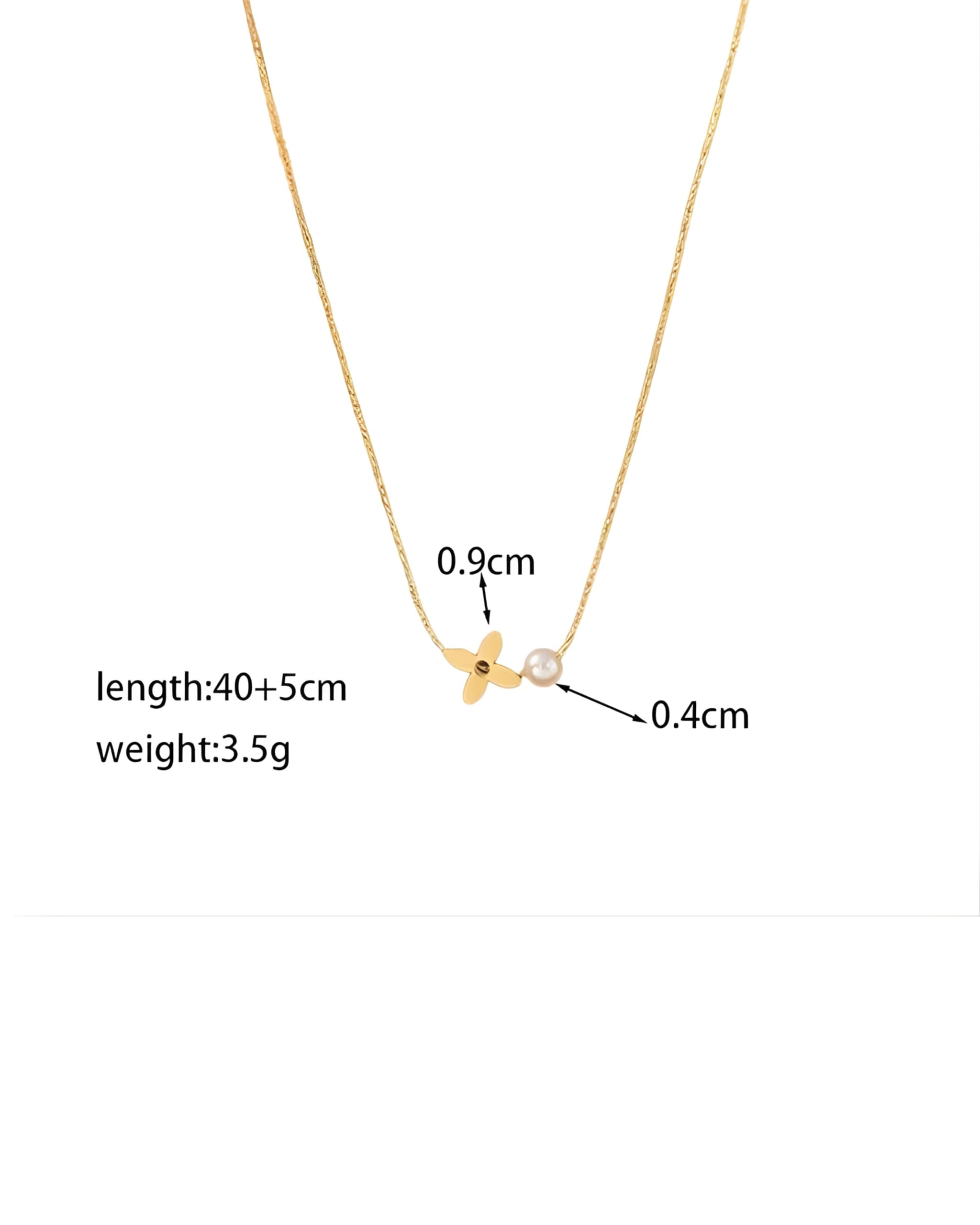Hasto by Hasti Gold Butterfly Pearl Necklace for Women & Girls | Minimal Butterfly Pendant with Pearl Detail | Cute Daily Wear, Party, Date Wear & Gift Jewellery