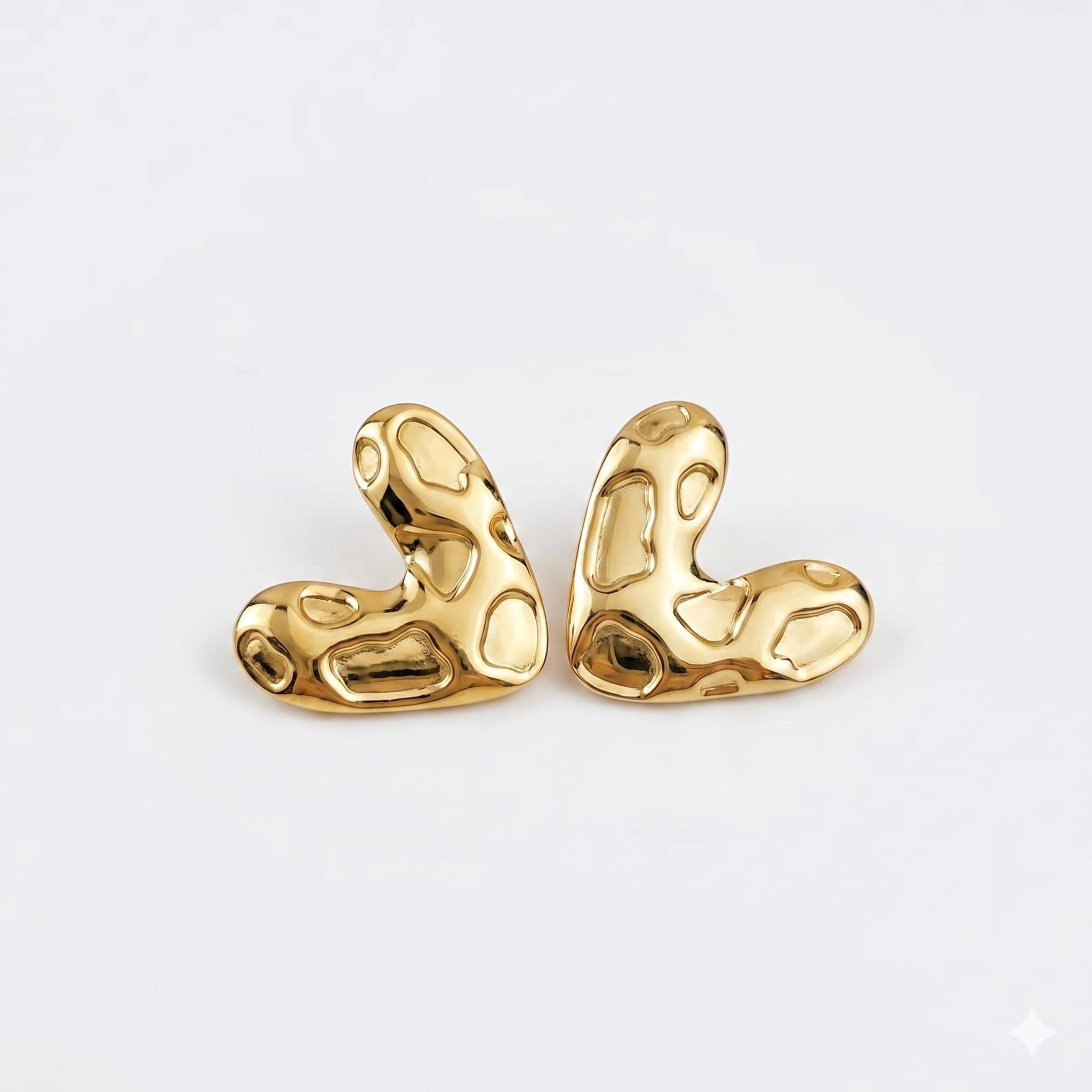 Modern Heart-Shaped Drop Earrings for Women