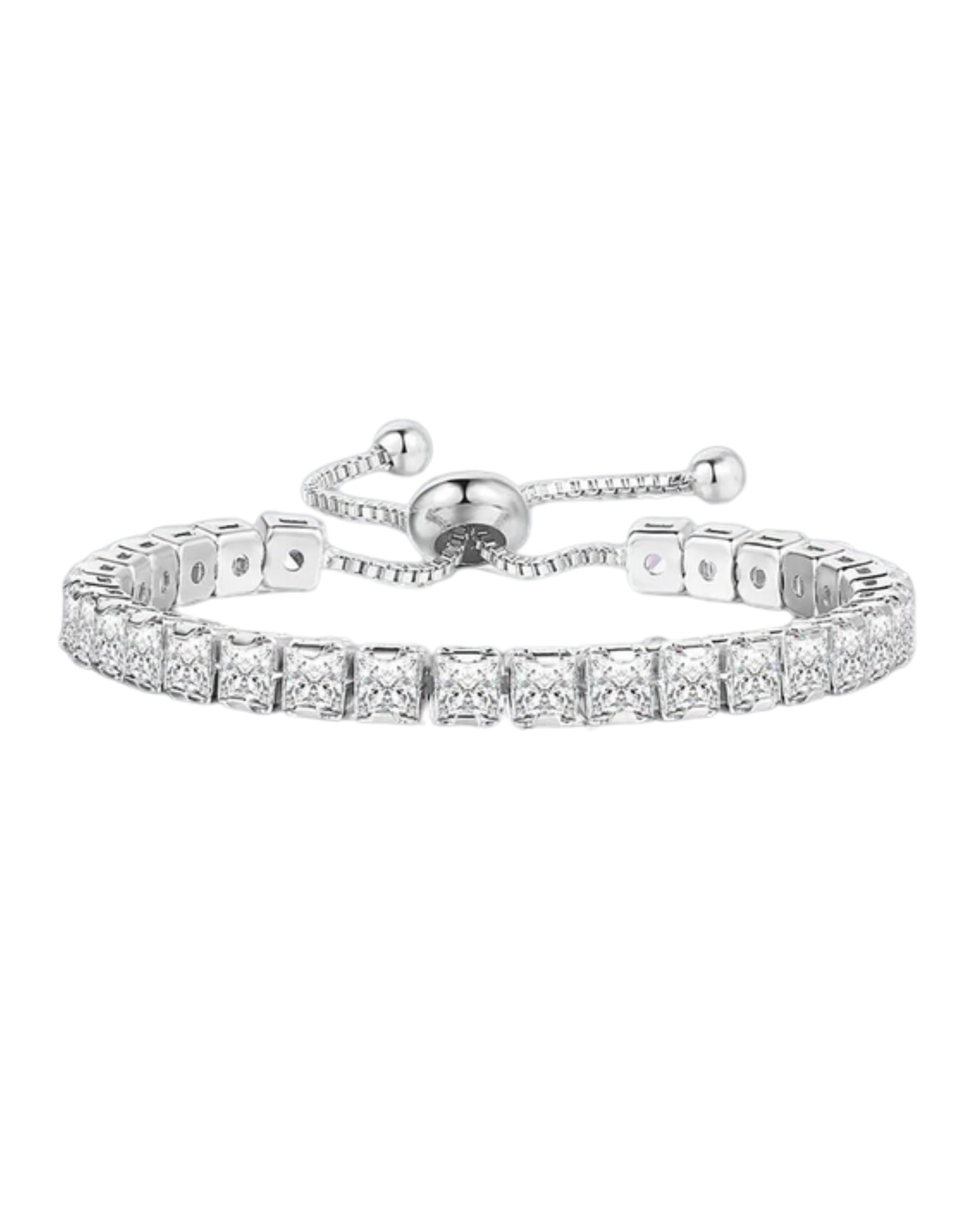 Tennis Bracelet for Women - Silver