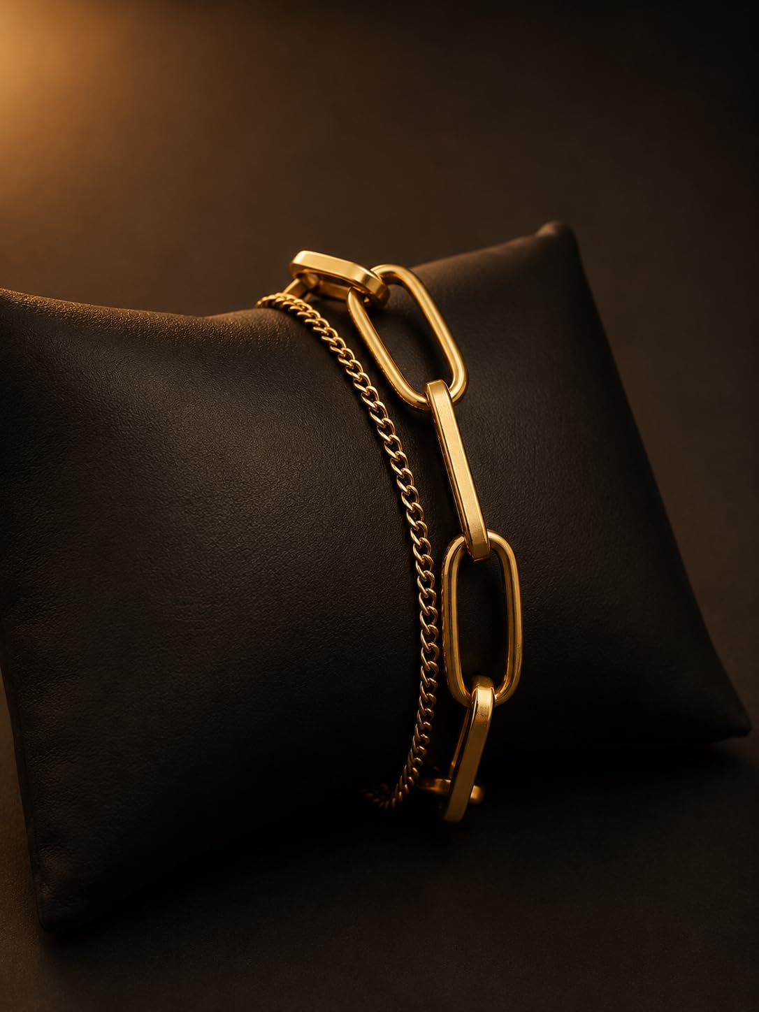Hasto by Hasti Rope Wrap Bracelet for Women | Gold Plated Stainless Steel | Anti-Tarnish Adjustable for Daily Wear, Office, Party