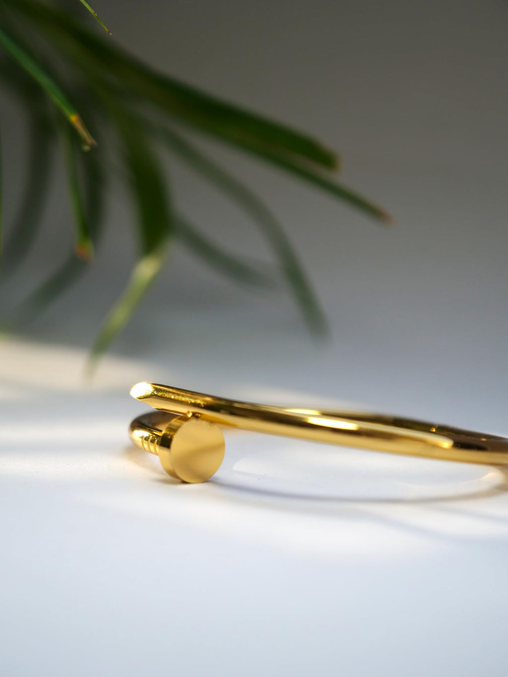 Hasto by Hasti Golden Nail Cuff Bracelet
