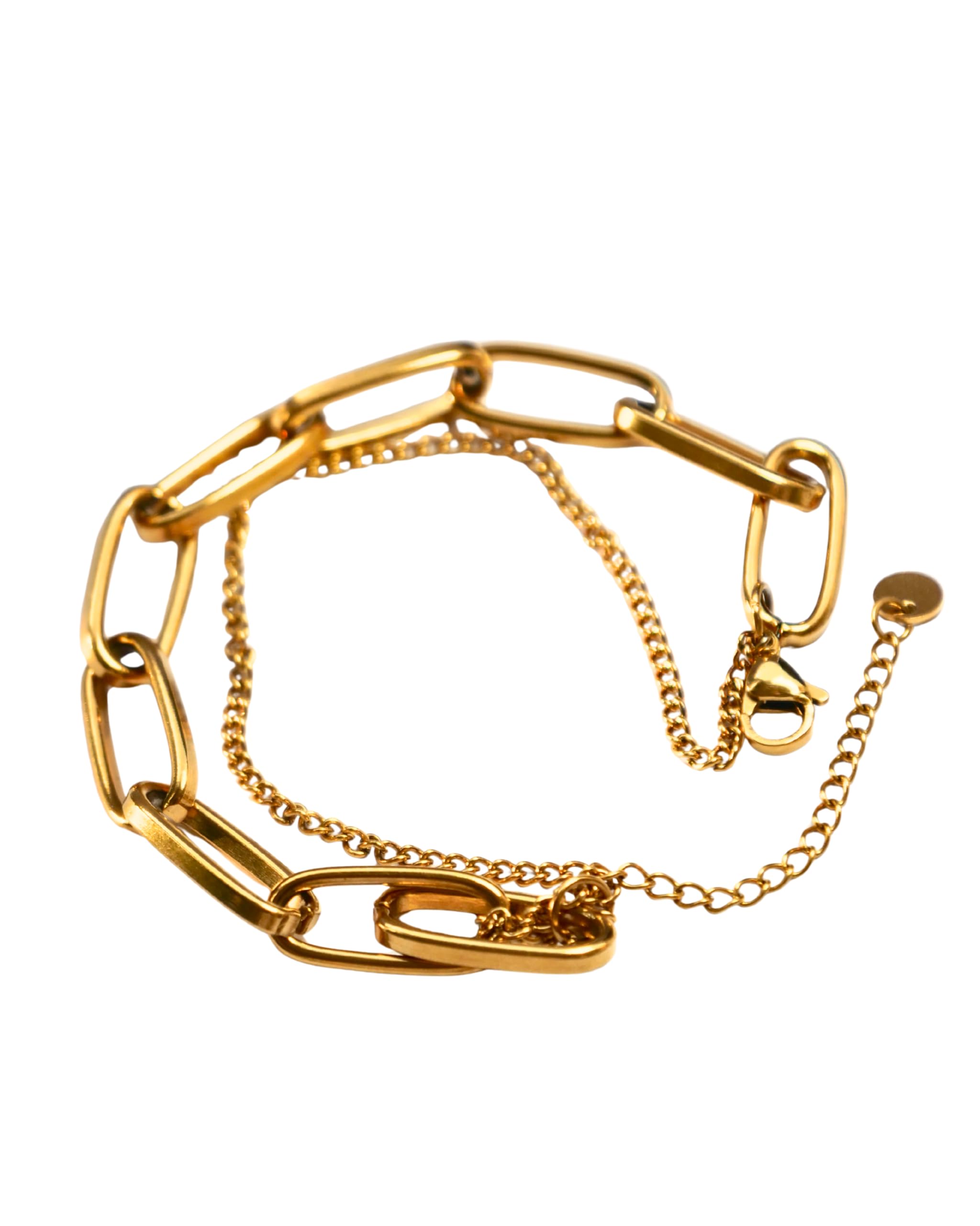 Hasto by Hasti Rope Wrap Bracelet for Women | Gold Plated Stainless Steel | Anti-Tarnish Adjustable for Daily Wear, Office, Party