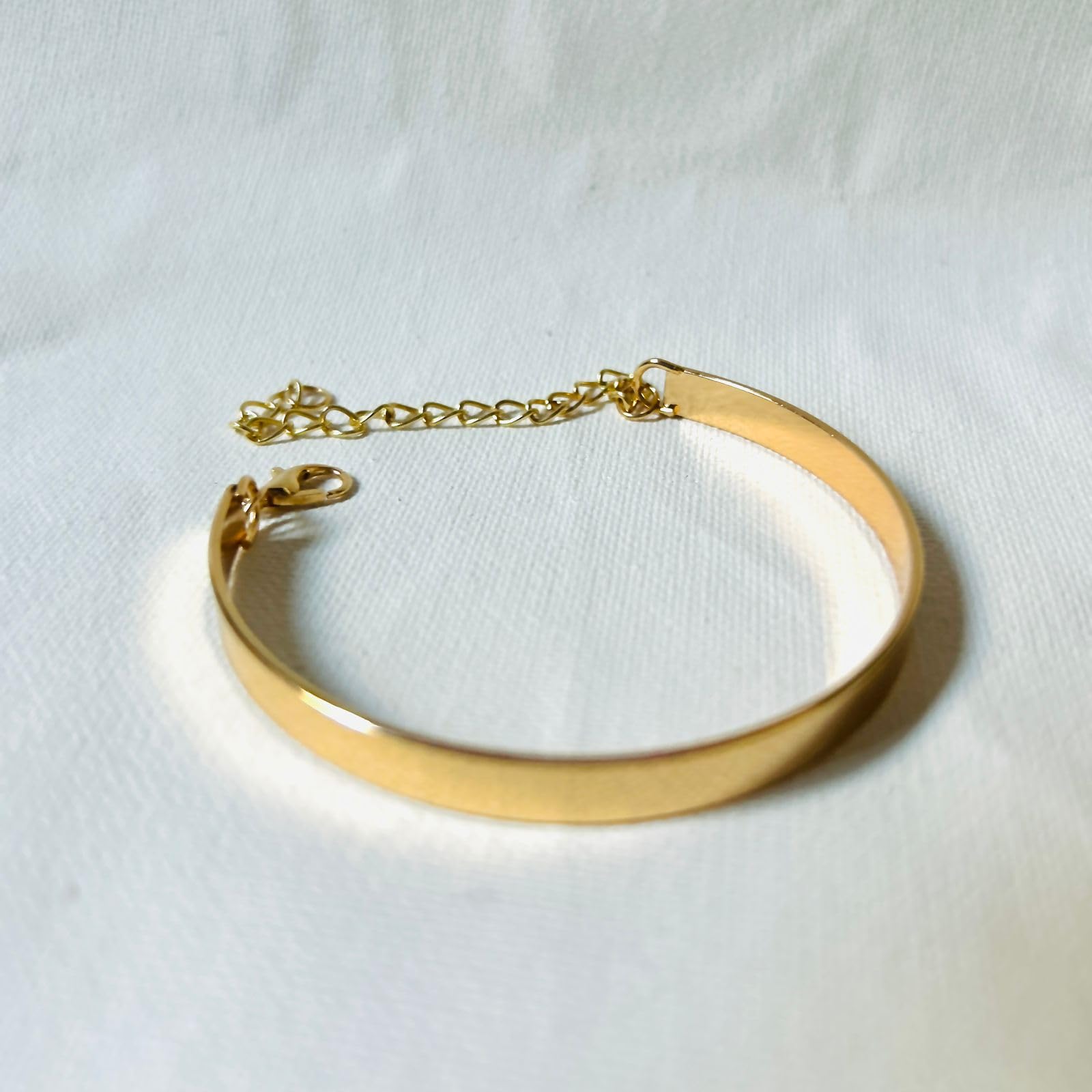 Gold Plated Chunky Chain Bracelet Combo for Women (Pack of 4)