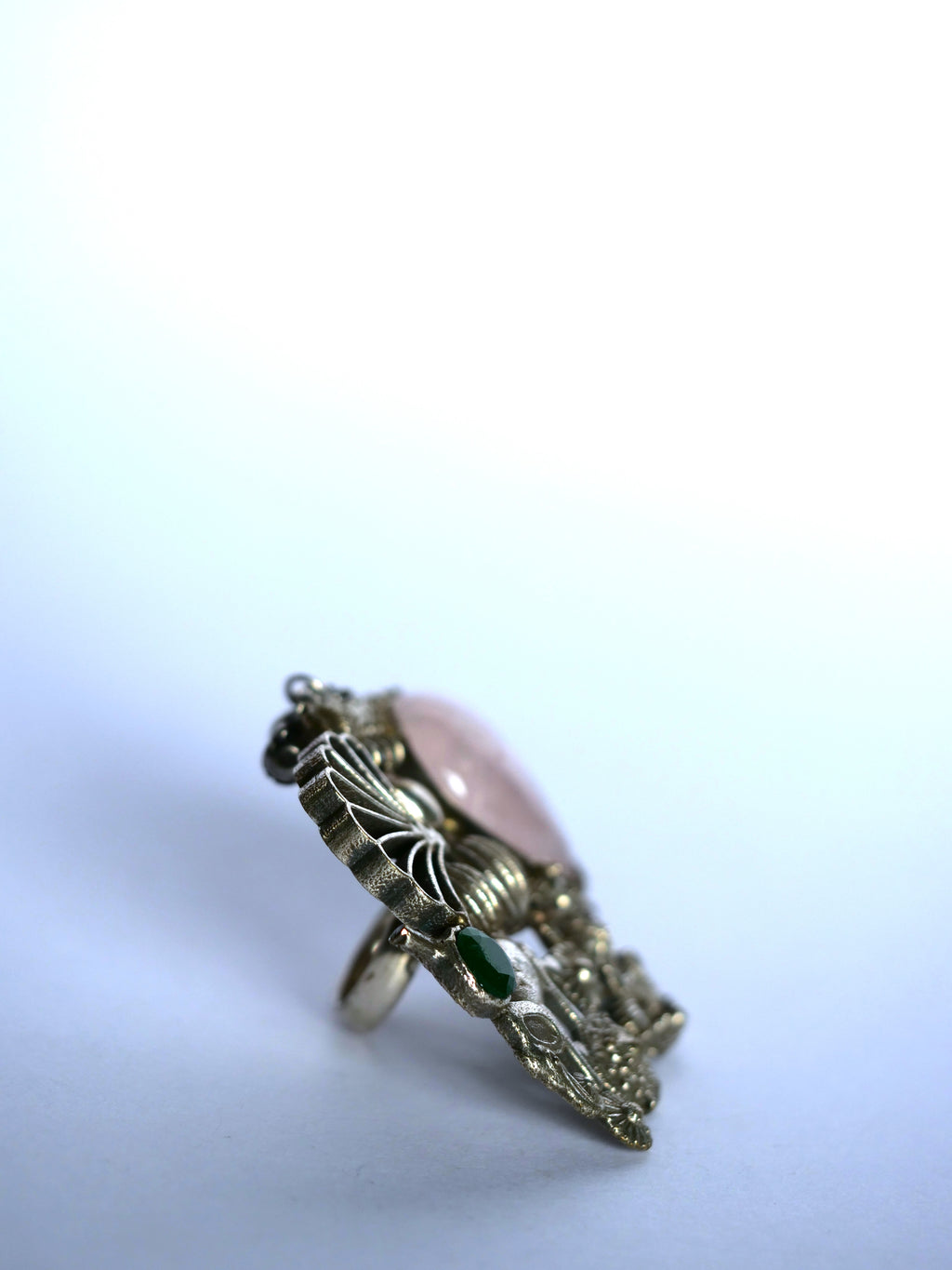Forest Elephant One-of-a-Kind Statement Ring for Women