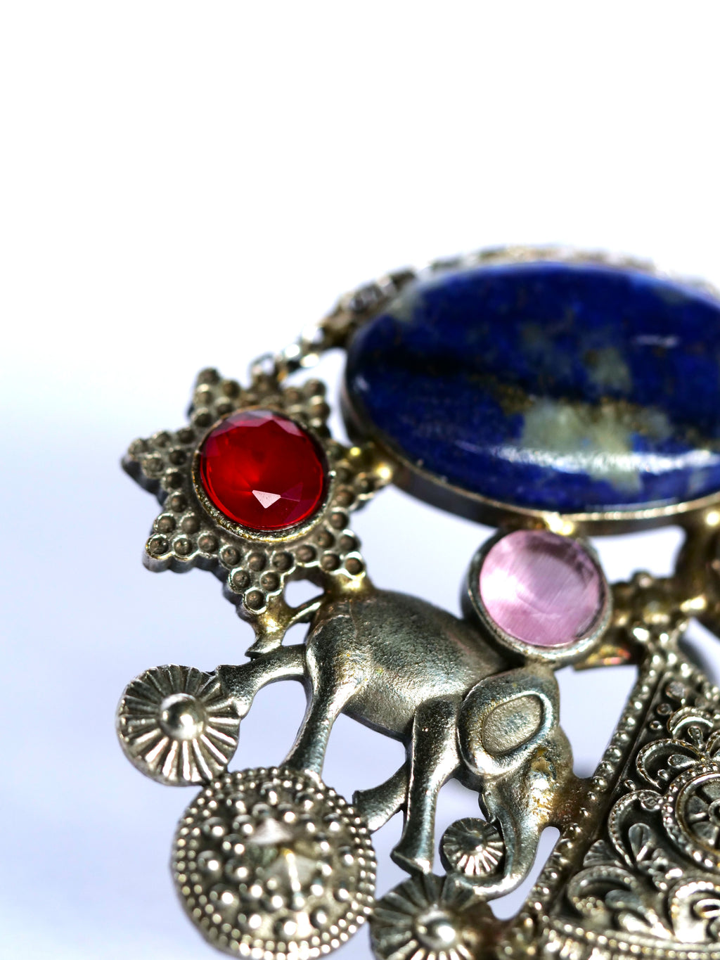 Royal Blue Bird One-of-a-Kind Statement Ring for Women