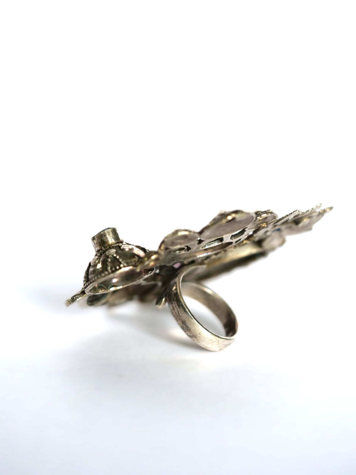 Lapis Peacock One-of-a-Kind Statement Ring for Women