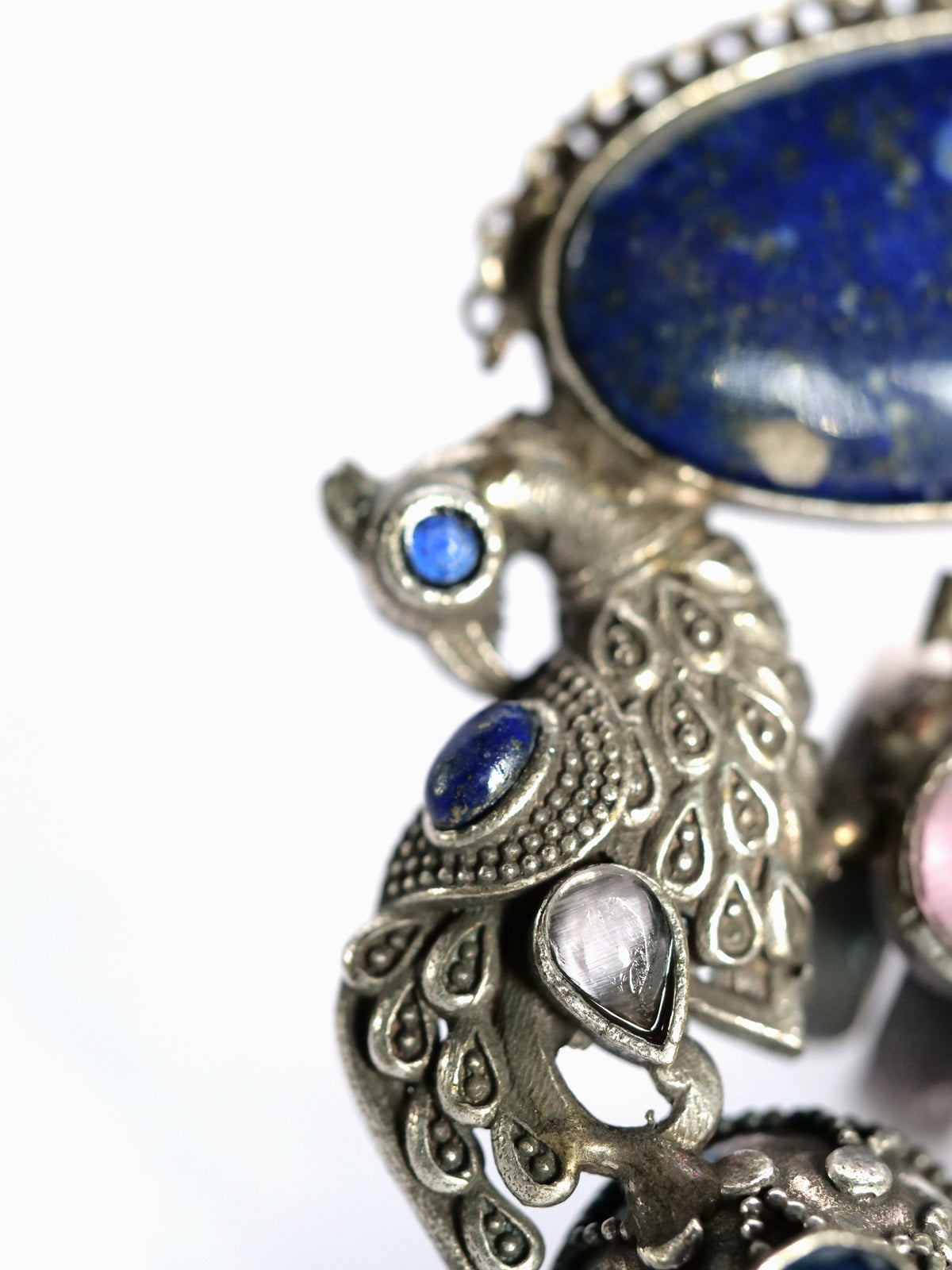 Lapis Peacock One-of-a-Kind Statement Ring for Women